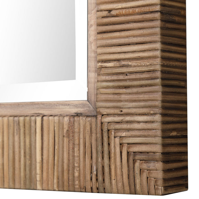 Uttermost 09671 Mirror, Natural Rattan