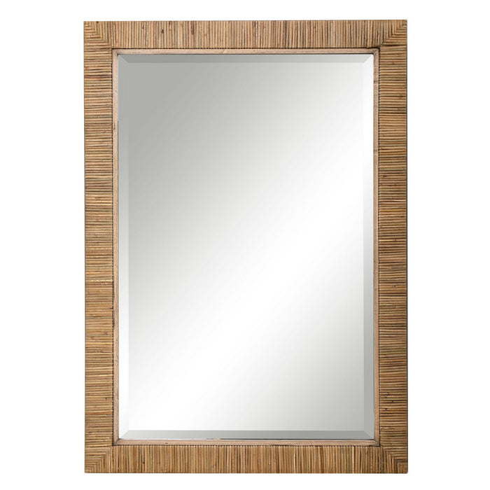 Uttermost 09671 Mirror, Natural Rattan