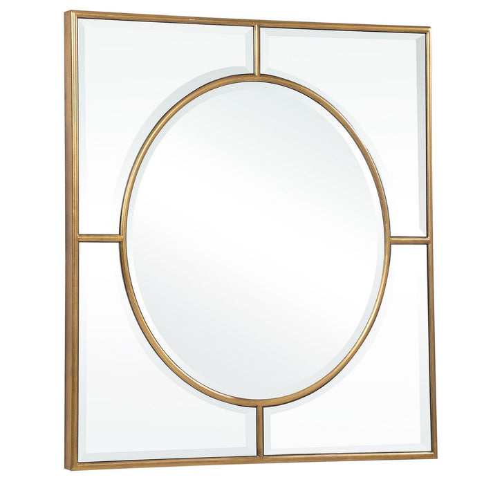 Uttermost 09673 Mirror, Brushed Gold