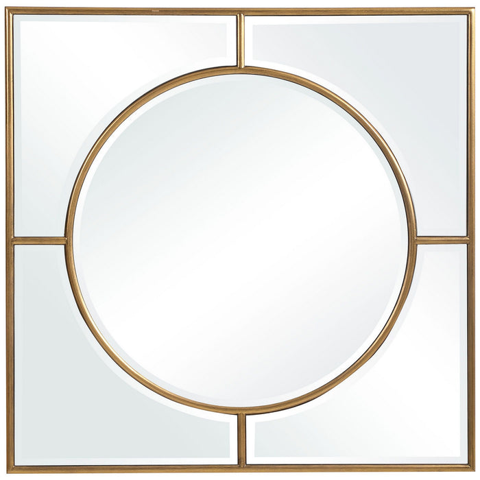 Uttermost 09673 Mirror, Brushed Gold