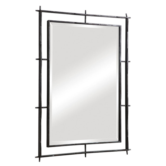Uttermost 09674 Mirror, Ebony