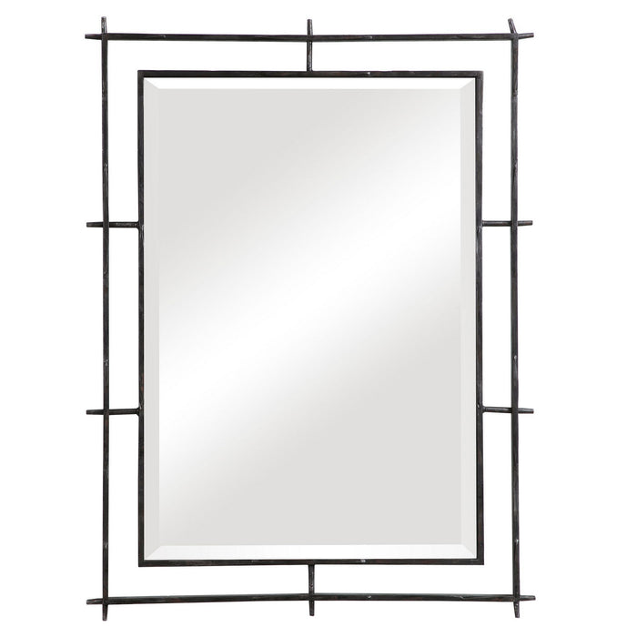 Uttermost 09674 Mirror, Ebony