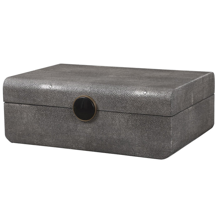 Uttermost 17836 Box, Brushed Antique Brass