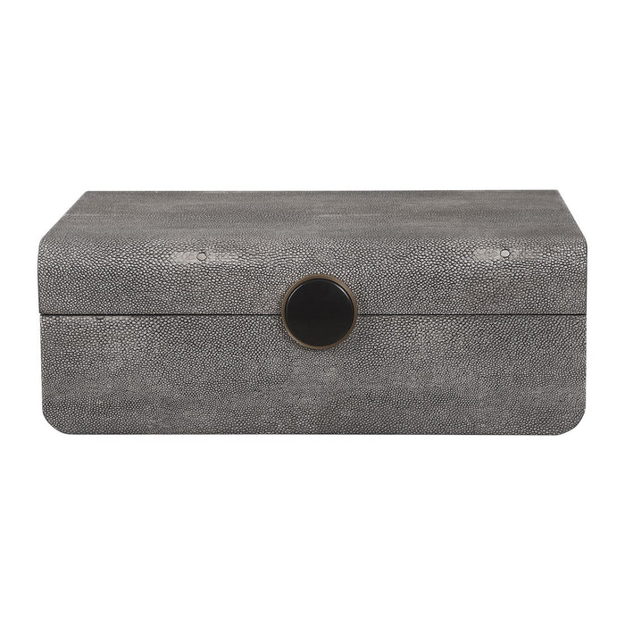 Uttermost 17836 Box, Brushed Antique Brass