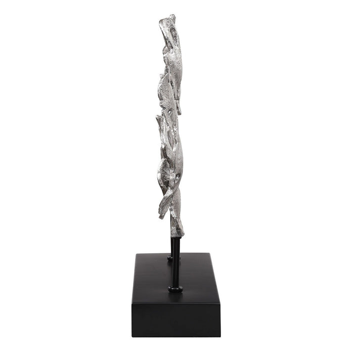 Uttermost 17867 Sculpture, Silver Leaf