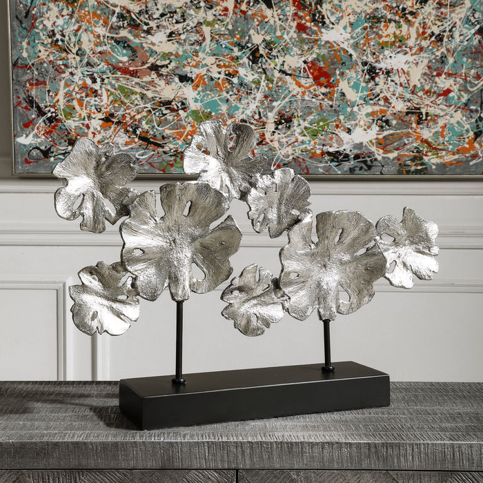 Uttermost 17867 Sculpture, Silver Leaf