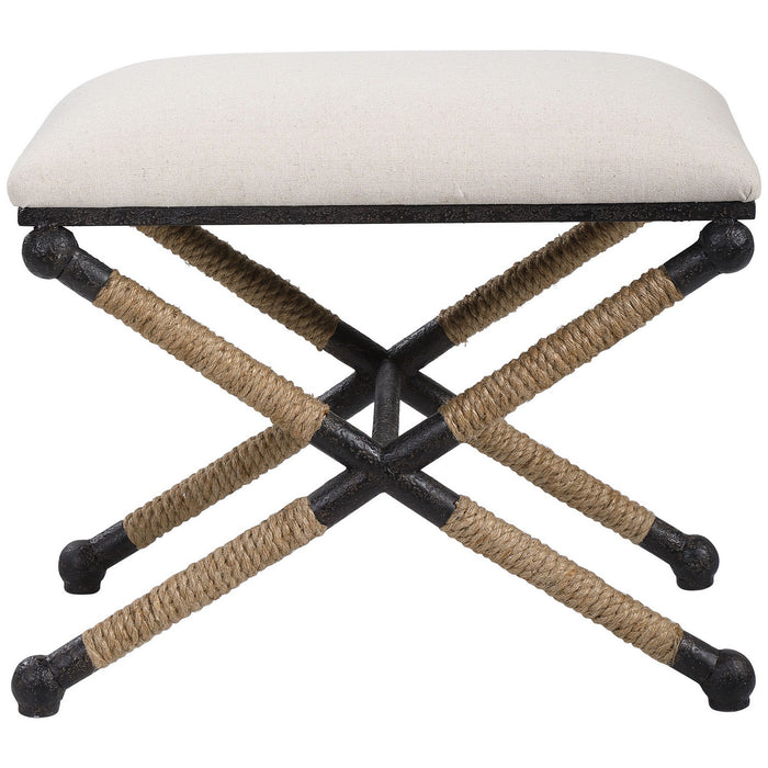 Uttermost 23566 Bench, Rustic Iron
