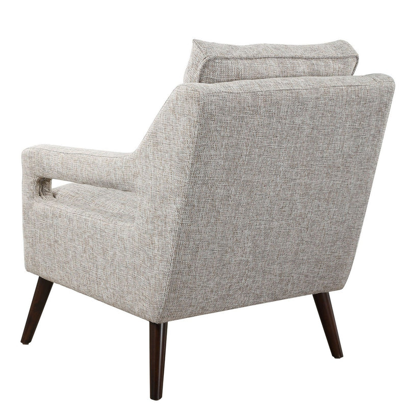 Uttermost 23570 Armchair, Dark Walnut