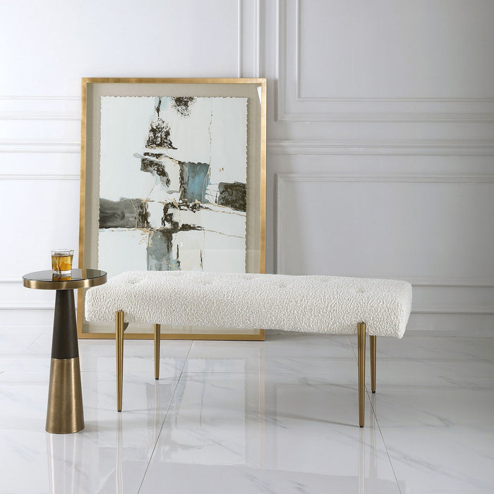 Uttermost 23572 Bench, White