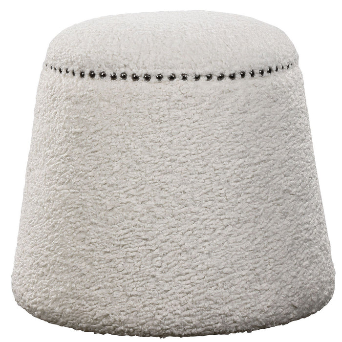 Uttermost 23574 Ottoman, Black Nickel
