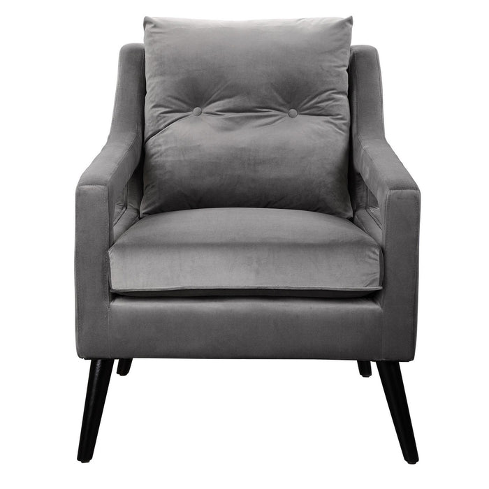 Uttermost 23583 Armchair, Matte Black