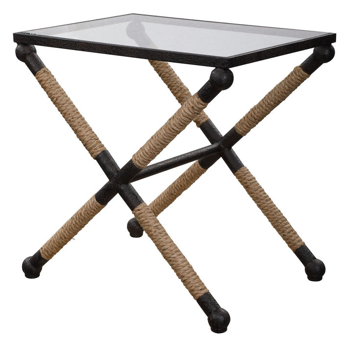 Uttermost 24983 Accent Table, Rustic Iron
