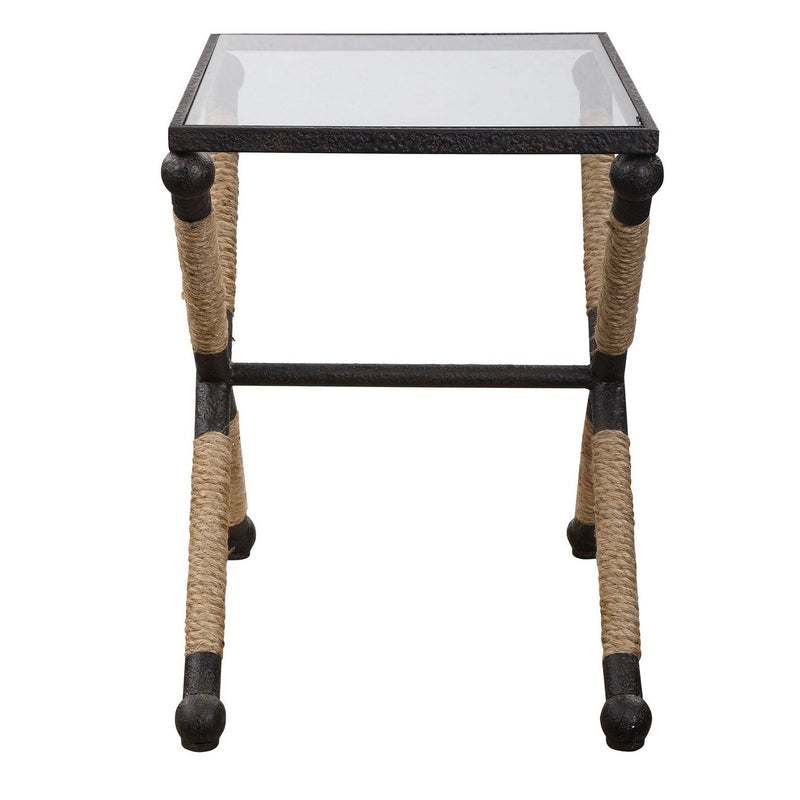 Uttermost 24983 Accent Table, Rustic Iron