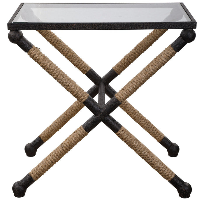 Uttermost 24983 Accent Table, Rustic Iron