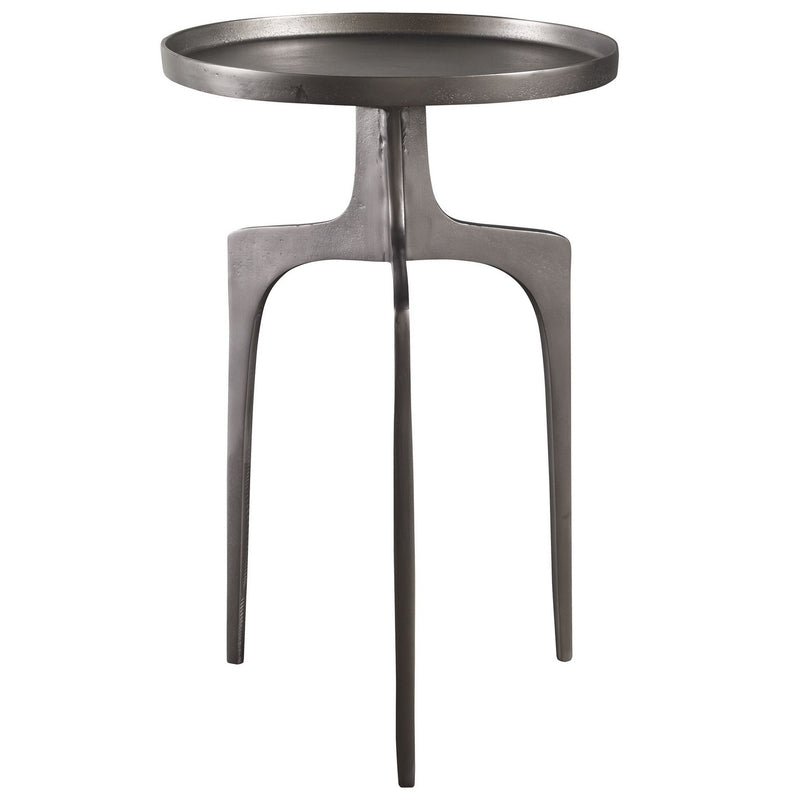 Uttermost 25082 Accent Table, Textured Nickel