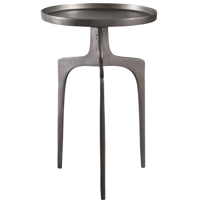 Uttermost 25082 Accent Table, Textured Nickel