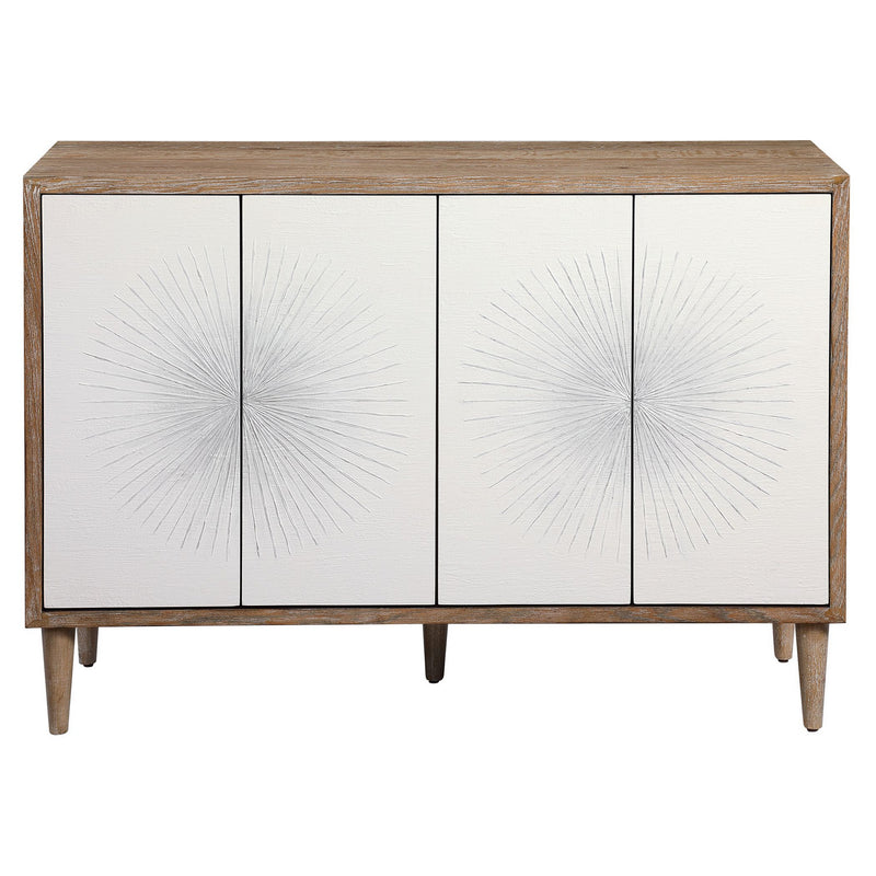 Uttermost 25084 Cabinet, Matte White