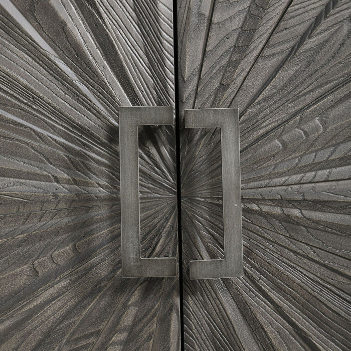 Uttermost 25085 Cabinet, Dark Ebony Oak