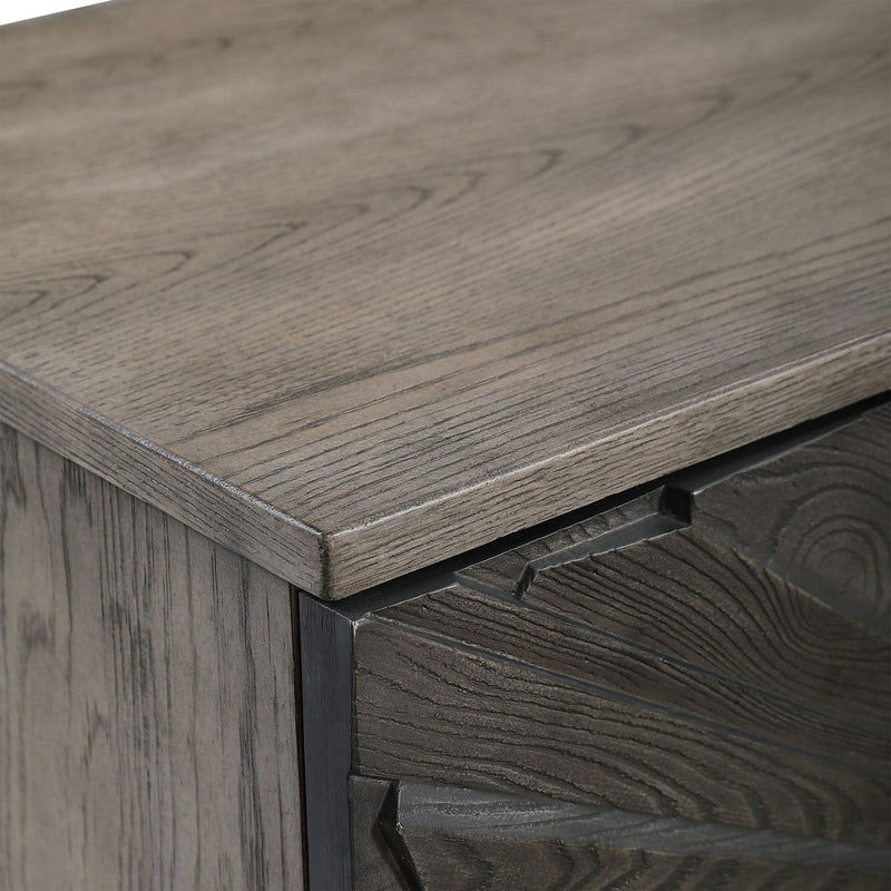 Uttermost 25085 Cabinet, Dark Ebony Oak