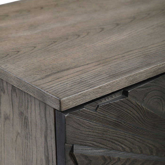 Uttermost 25085 Cabinet, Dark Ebony Oak