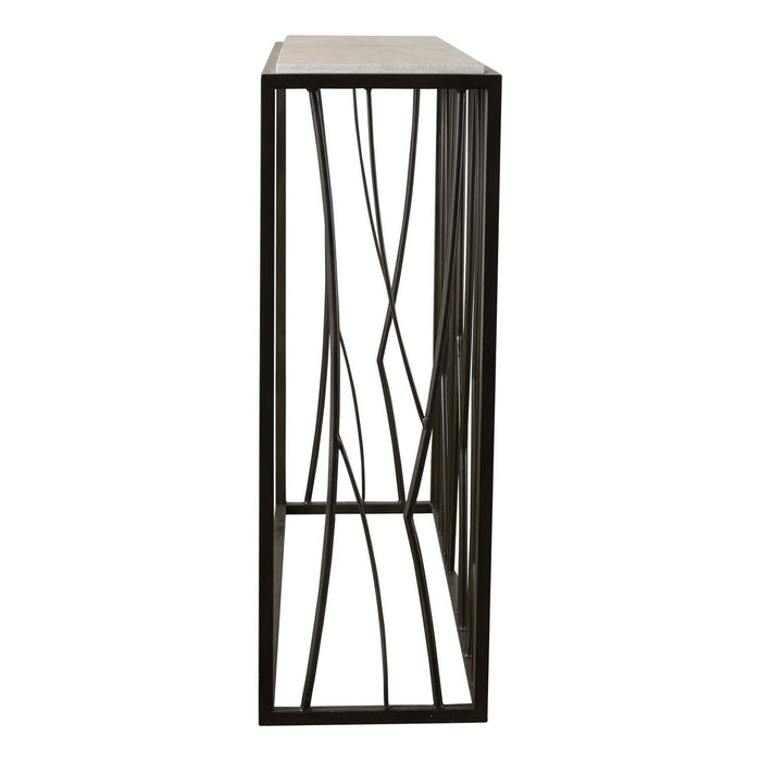 Uttermost 25104 Console Table, Dark Iron