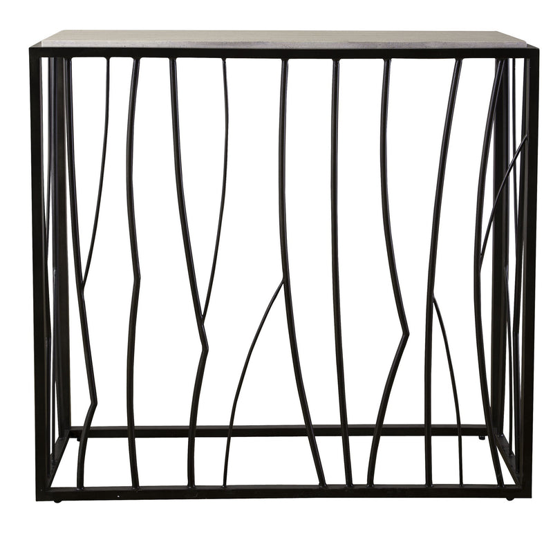 Uttermost 25104 Console Table, Dark Iron