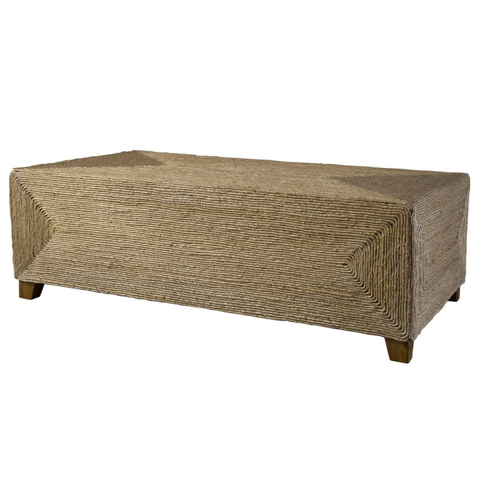 Uttermost 25465 Coffee Table, Light Walnut Stain