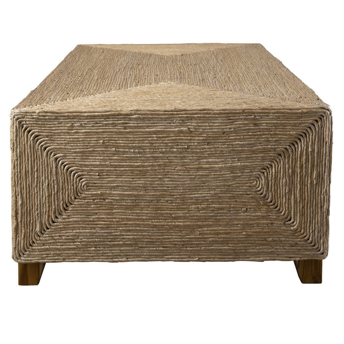 Uttermost 25465 Coffee Table, Light Walnut Stain