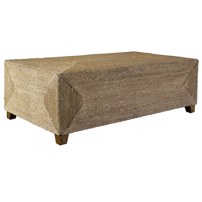 Uttermost 25465 Coffee Table, Light Walnut Stain