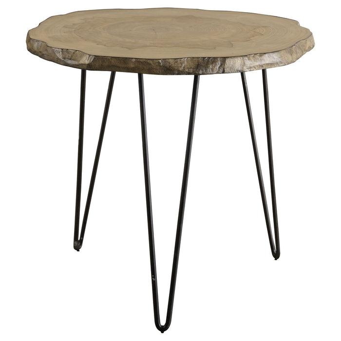 Uttermost 25468 Side Table, Aged Black