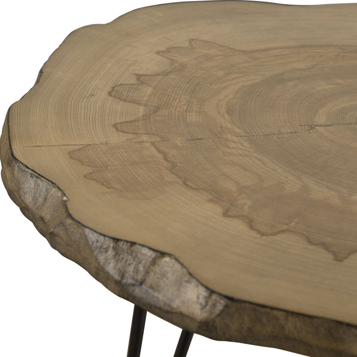 Uttermost 25468 Side Table, Aged Black