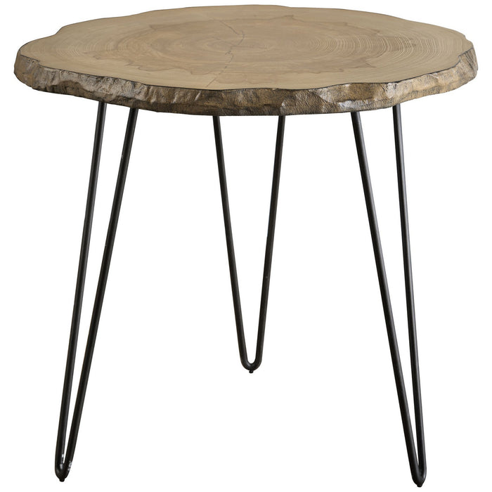 Uttermost 25468 Side Table, Aged Black