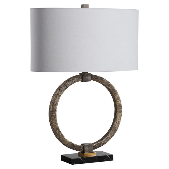 Uttermost 28371-1 One Light Table Lamp, Dark Bronze