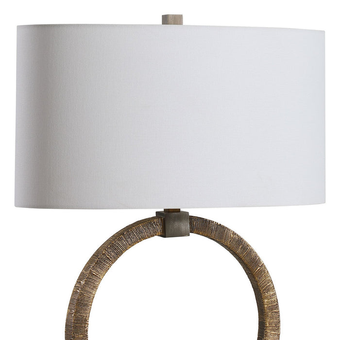 Uttermost 28371-1 One Light Table Lamp, Dark Bronze