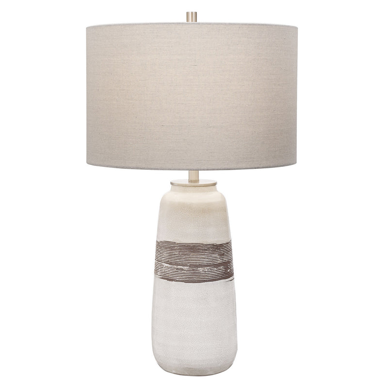 Uttermost 28392-1 One Light Table Lamp, Distressed Rust Brown