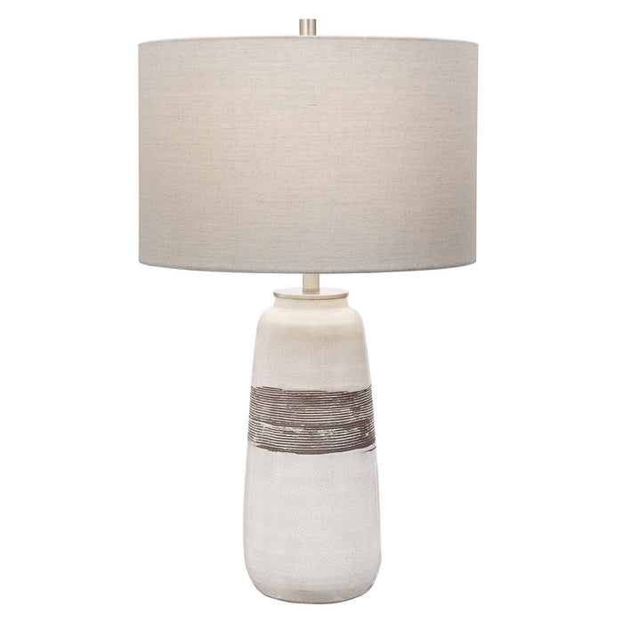Uttermost 28392-1 One Light Table Lamp, Distressed Rust Brown