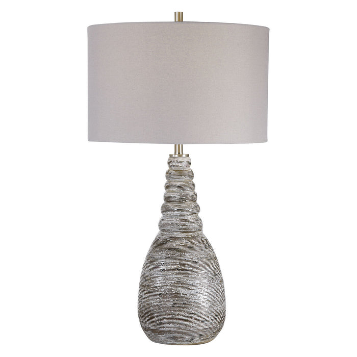 Uttermost 28393-1 One Light Table Lamp, Distressed Rust Brown