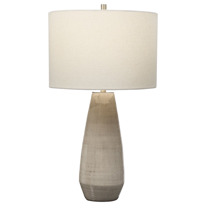 Uttermost 28394-1 One Light Table Lamp, Antique Brushed Brass