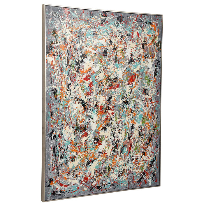 Uttermost 34379 Wall Art, Silver Leaf