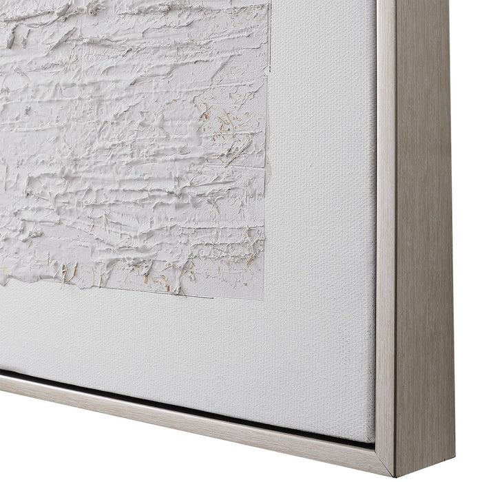 Uttermost 34380 Wall Art, Silver Leaf