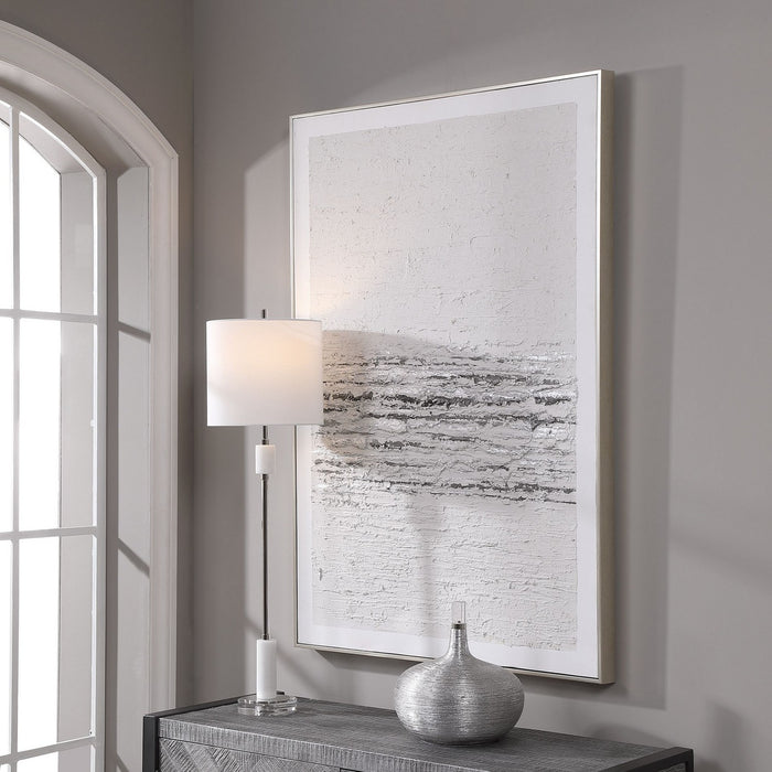 Uttermost 34380 Wall Art, Silver Leaf