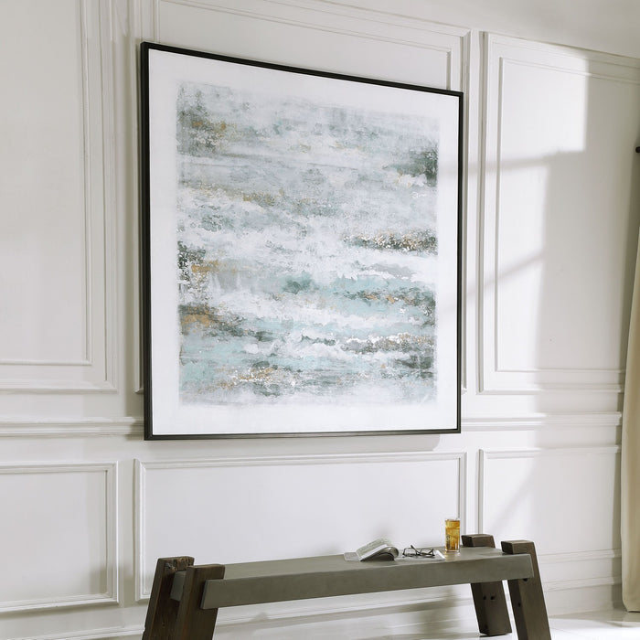 Uttermost 35375 Wall Art, Silver Leaf