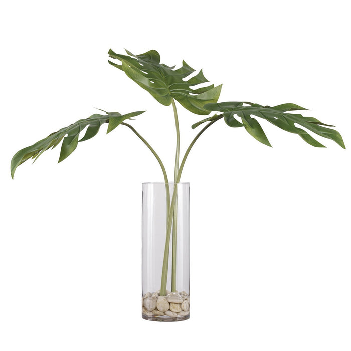 Uttermost 60181 Leaf Palm, Natural Stones