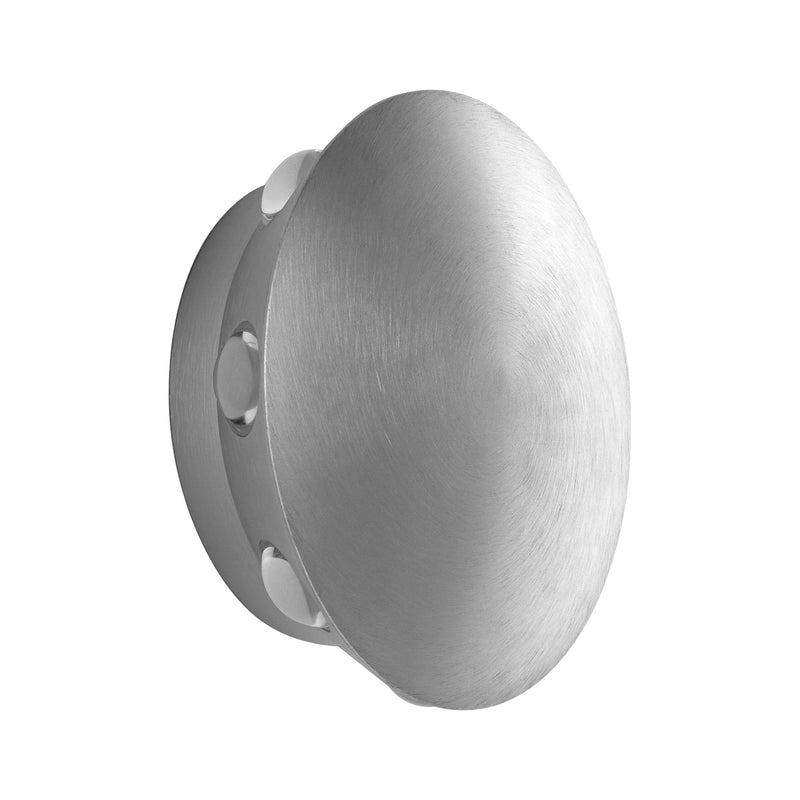 Quorum 3-747-16 LED Outdoor Lantern, Brushed Aluminum