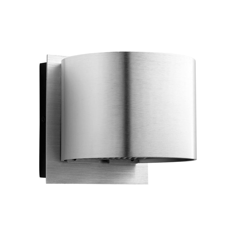 Quorum 3-734-16 LED Outdoor Lantern, Brushed Aluminum