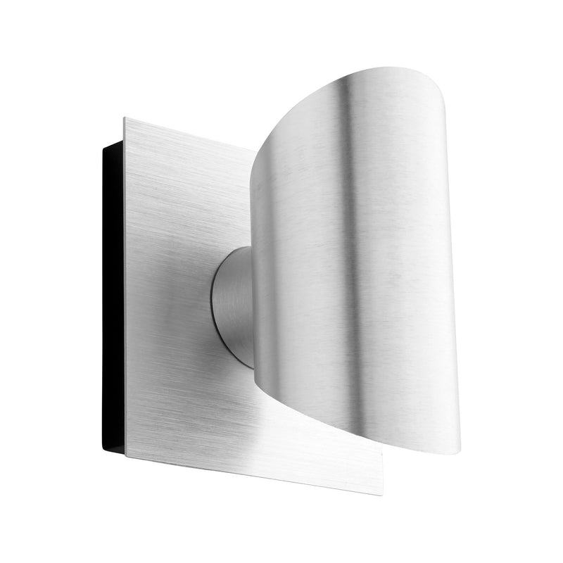 Quorum 3-733-16 LED Outdoor Lantern, Brushed Aluminum