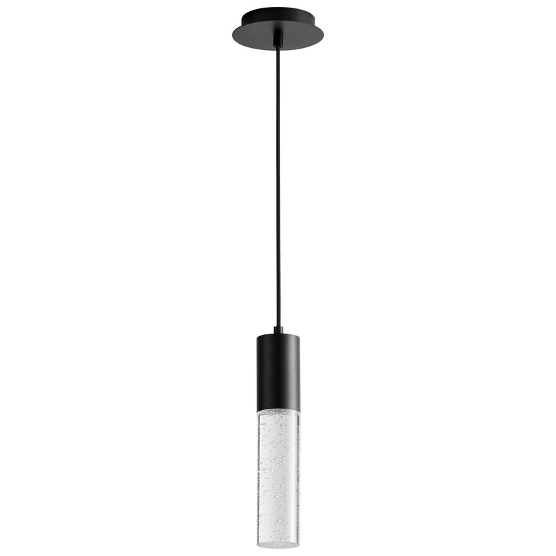 Quorum 3-69-15 LED Pendant, Black Black
