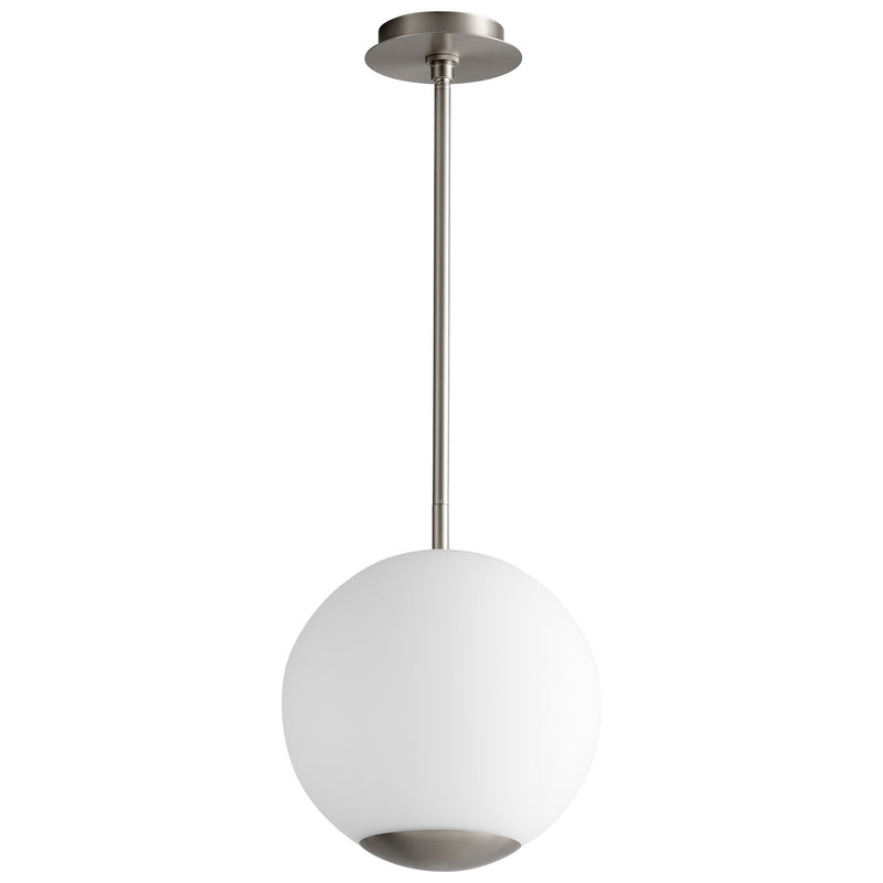 Quorum 3-691-24 LED Pendant, Satin Nickel