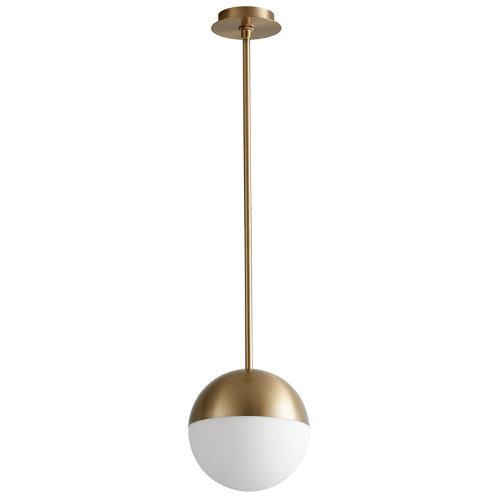 Oxygen 3-6902-40 LED Pendant, Aged Brass