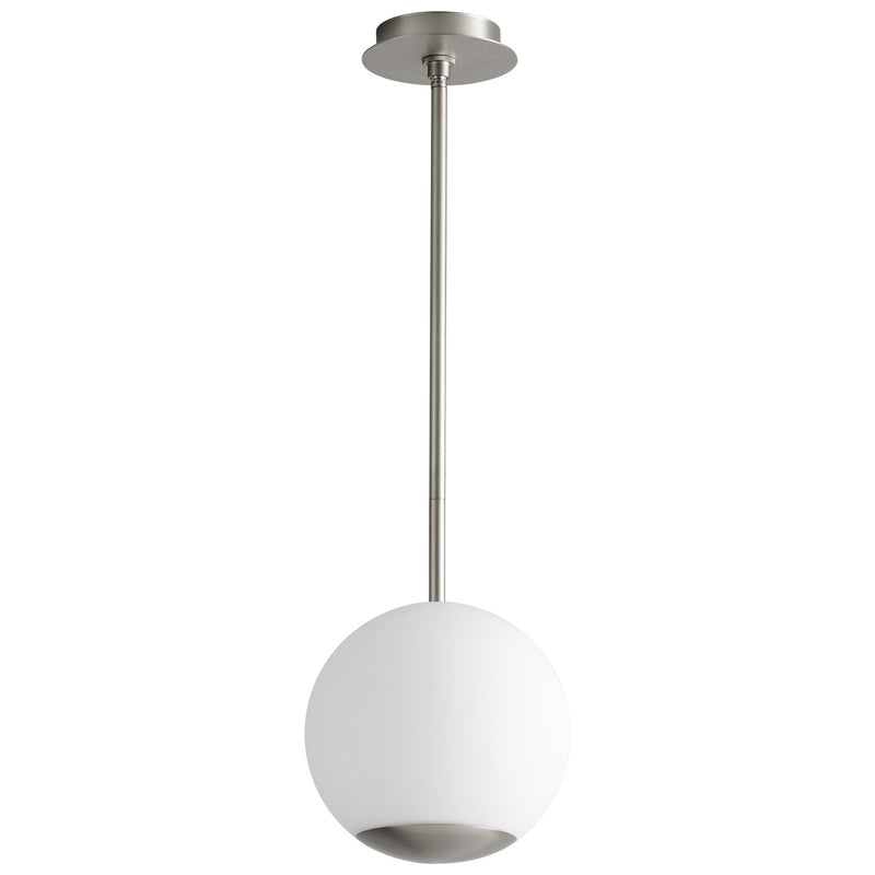 Quorum 3-690-24 LED Pendant, Satin Nickel